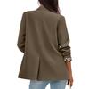 Women's Faux Suede Button Jacket Oversized Gathered Hem Short Length Coat Casual Vintage Outerwear With Pockets
