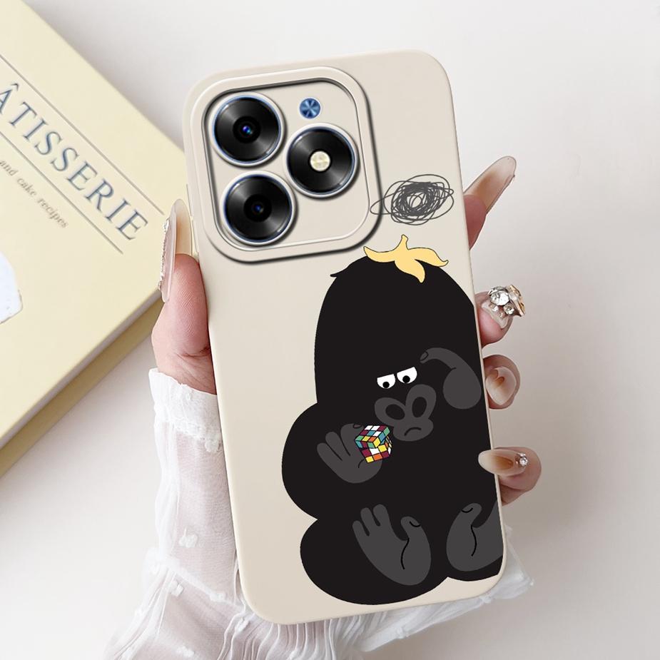 For Tecno Spark 20C Case Spark20 Pro KJ6 Cute Animals Carton Cover Soft TPU Phone Case For Tecno Spark 20 Pro Plus Spark20 Shell