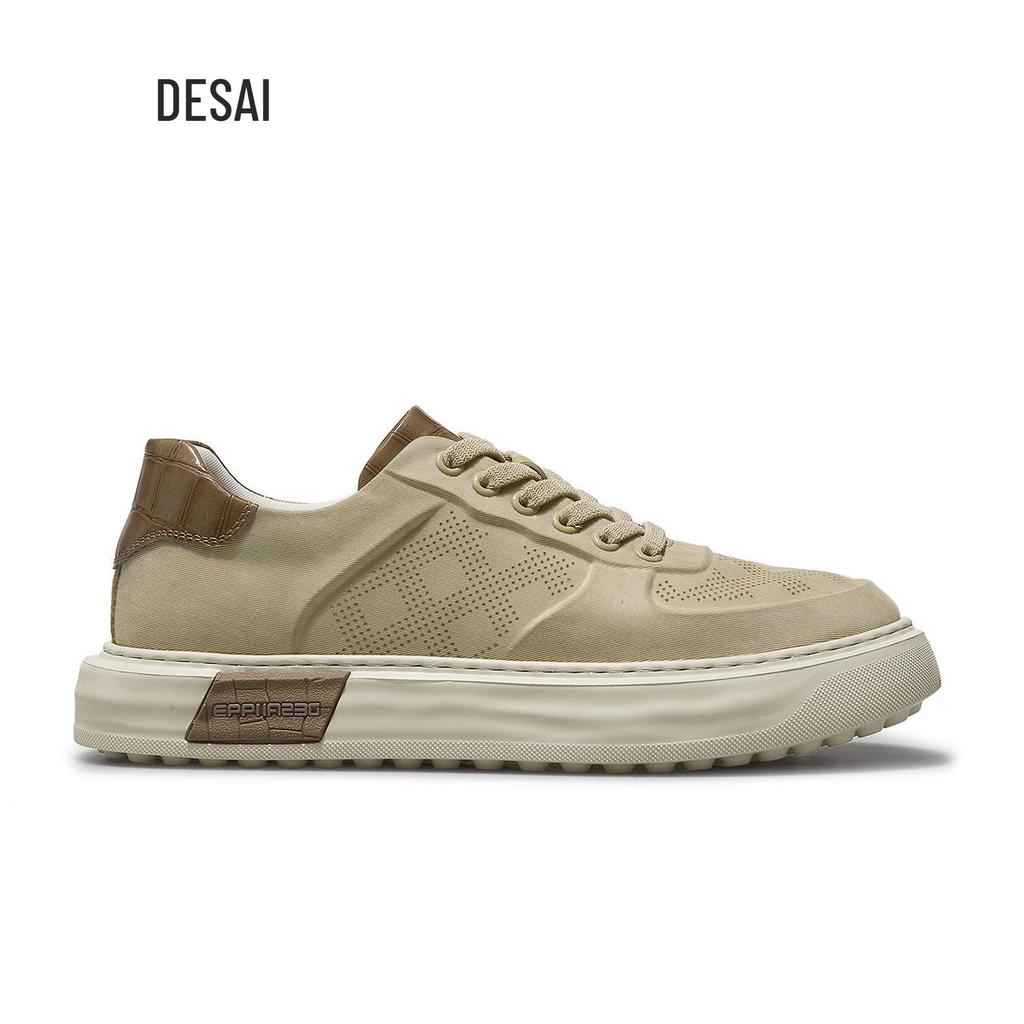 Desai Men's Breathable Mesh Casual Low-Top Shoes: Stylish, Versatile, and Comfortable for Summer