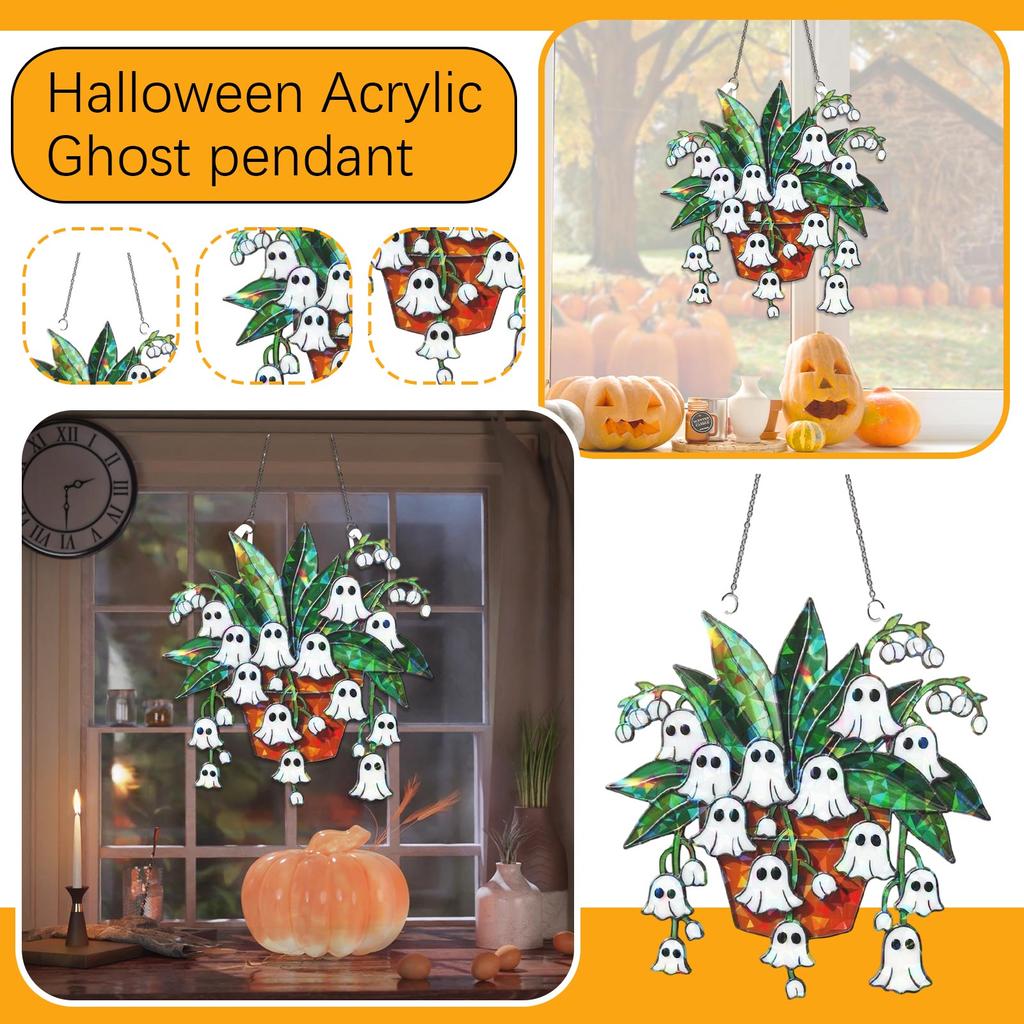 Halloween Acrylic Hanging Ornament, Decor for Party, House Decoration