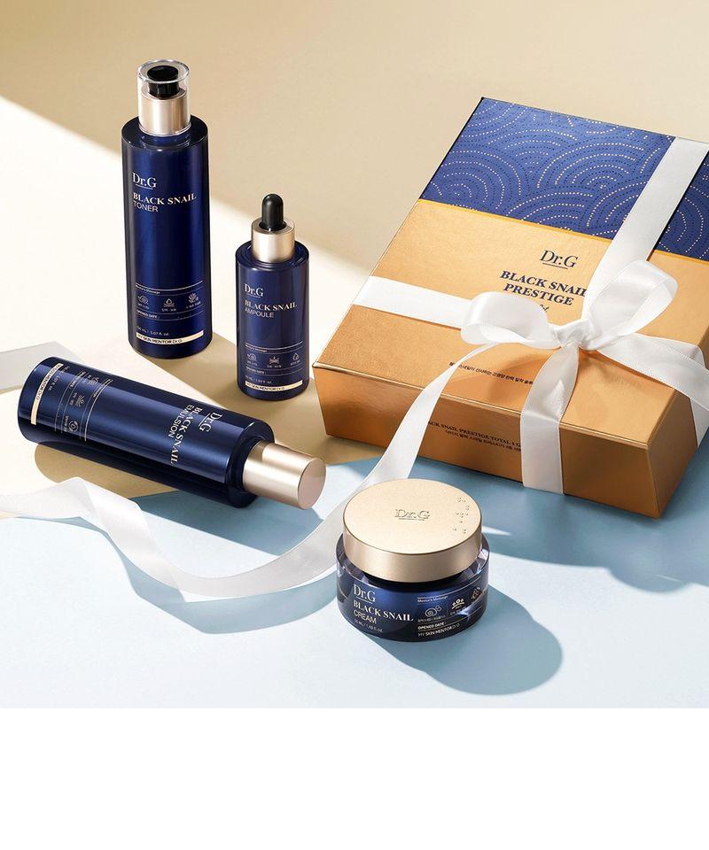 Black Snail Prestige 4-Piece Full Set (Toner 150mL, Emulsion 150mL, Ampoule 50mL, Cream 50mL)