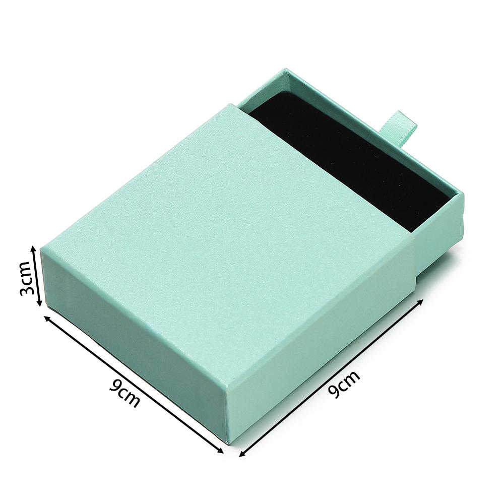 Creative Drawer Jewelry Packaging Box Necklace Ring Earing Bracelet Storage Organizer Display Stand Solid Color Paper Gift Boxes