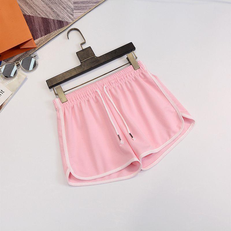 Women's Sports Shorts Spring and Summer Edging Pants Plus Size Loose and Slimming Student Wide-leg Casual Pants