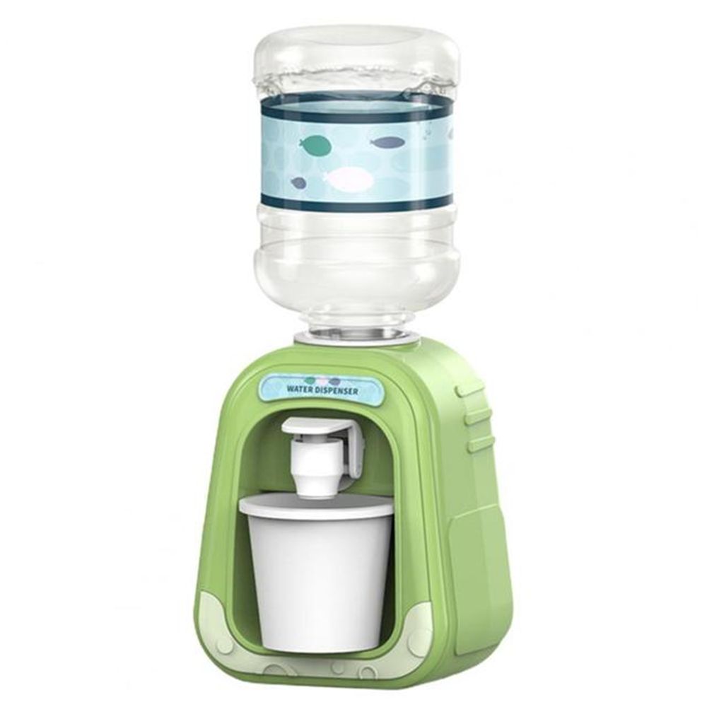 

Play Toy Mini Water Dispenser Simulation Water Dispenser Drinking Fountain Toy Water Juice Milk зелёный