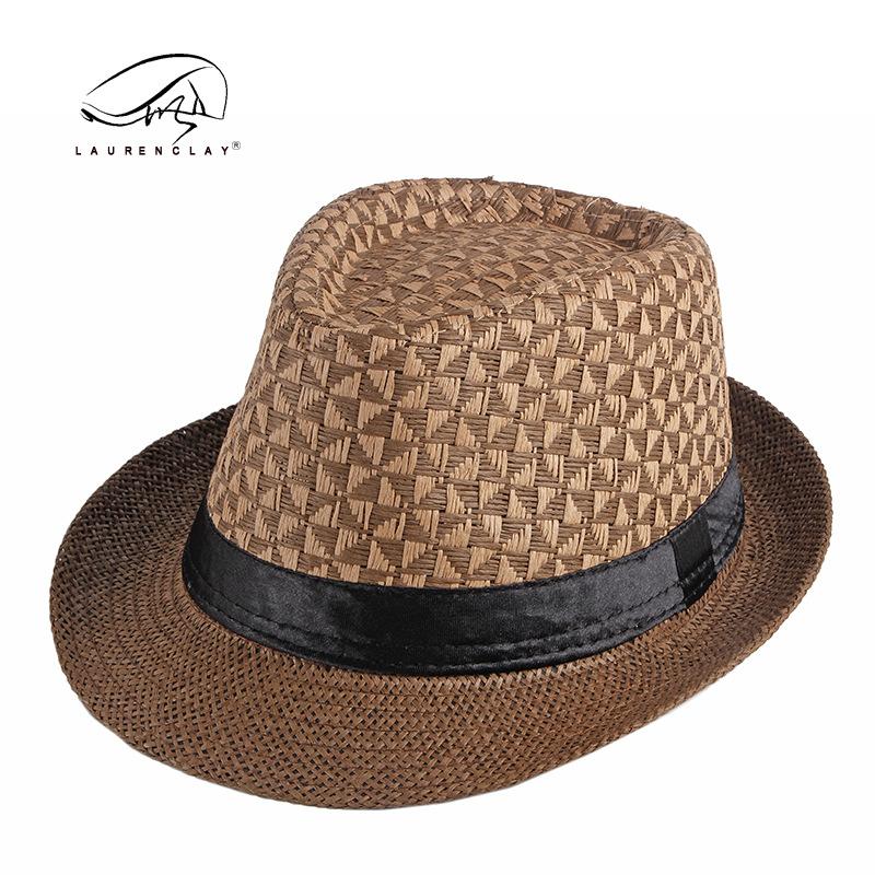 Summer Hat Women's Sunscreen Shade Top Hat Fashion Straw Jazz Hat Men's Outdoor Beach Hat Travel Hat