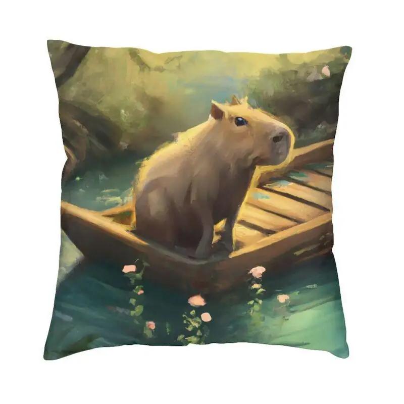 Capybara Home Cushion Cover Animal Pet Nordic Throw Pillow   Decor  Case