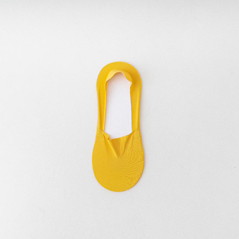 Sommer Eisseide Unsichtbare Bootssocken Dünne rutschfeste No-Show-Socken für Herren