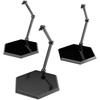 Good Smile Company Simple Stand X3 BLACK Figure & Model Base HEX Type