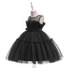 Children's Halloween Bowknot Mesh Princess Dress for First Birthday