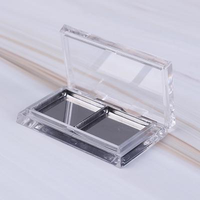 2 Priehradky Nádoby Prázdne Magnetické Očné Tieň Pigment Hliníková Paleta Hliníkové Nádobky Make-up