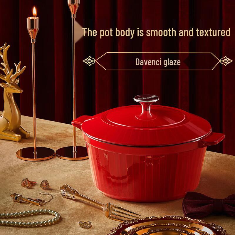 VELOSAN Cast Iron Enamel Pot