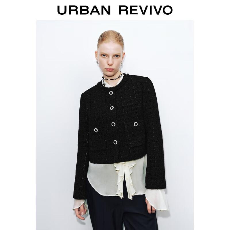 UR 2025 Autumn Textured Button Jacket