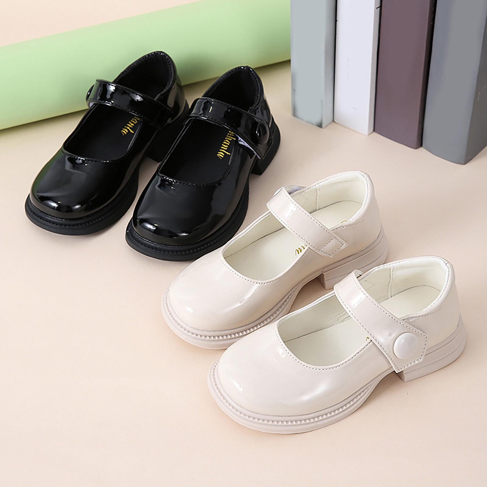 

Туфли принцессы Обувь для девочек Маленькие кожаные туфли на мягкой подошве Одинарные туфли