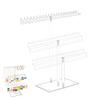 Space Saving Clear Display Shelf Acrylic Jewelry Stand for Displaying Necklaces and Bracelets Jewellery Storage Rack