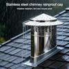 Durable 80/110/160/200mm Chimney Cap Stainles Steel Multifunctional Ventilation Ducts Roof Cover