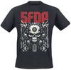 2026 New Hot Five Finger Death Punch Bloody Skull Print Tshirt  Cotton Unisex Metal Fans Casual Tee
