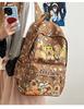 2025 Trendy Capybara Print Backpack: Cute, Fashionable, Versatile Double Shoulder Bag with Large Capacity for Students
