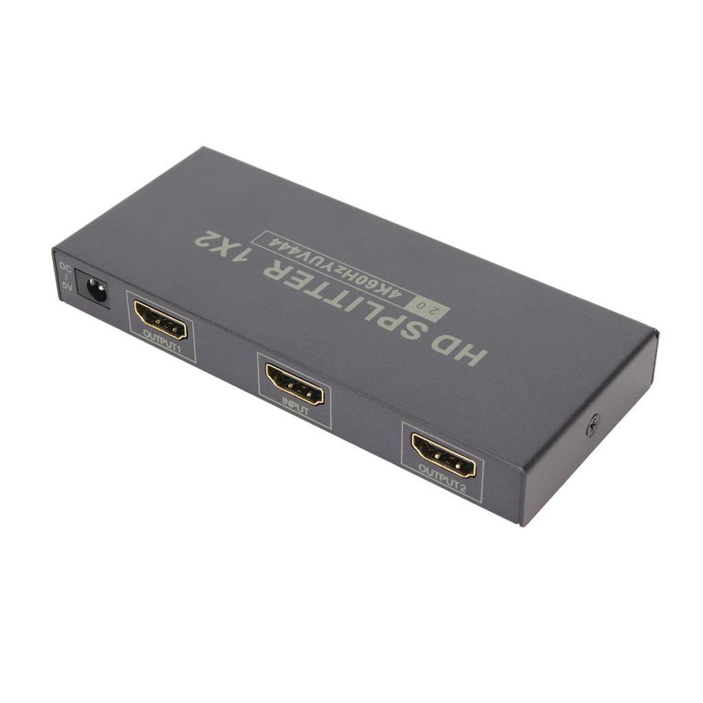 1x2 HD Multimedia Interface Splitter 4K 60Hz 18G HDCP2.2 RGB444 1 Eingang 2 Ausgänge HD Multimedia Interface