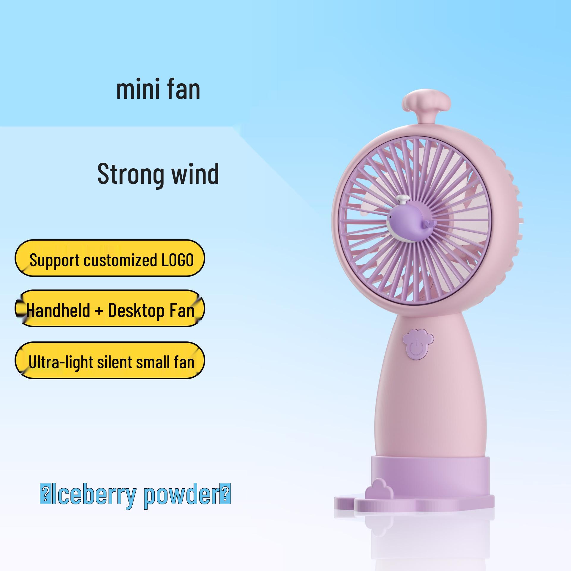 June 1st Children s Day USB Handheld Mini Fan with Custom Logo