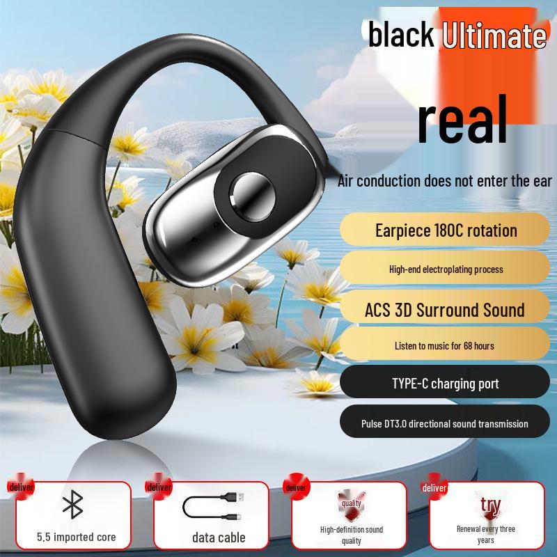 Wireless Noise-Cancelling Bluetooth Earbuds with Extended Battery for Sports & Driving