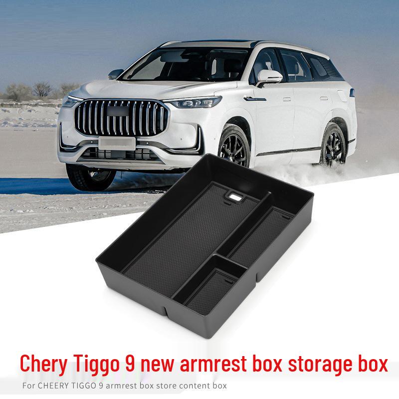 Tiggo 9 Center Console Armrest Storage Box (2023-2025) - Car Organization Accessory
