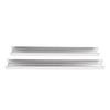 2pcs 304 Stainless Steel Drawer Cap Slip On Door Drawer Edge Guard for 0.75in Thick Doors Drawers