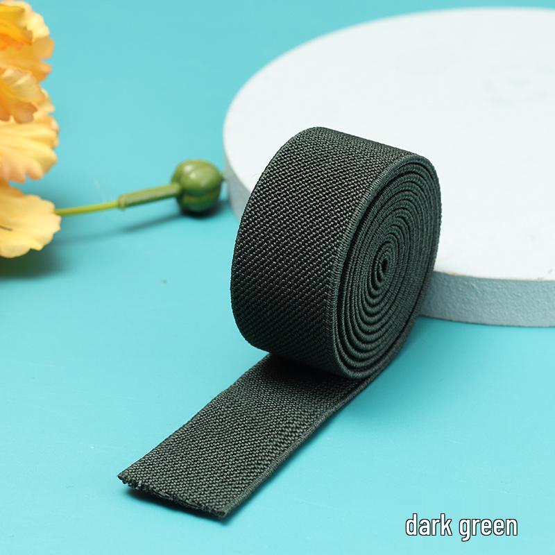 2,5 cm dicker doppelter Köper, doppelseitiger elastischer Bund & Autozierleisten-Einfassung für Bekleidungszubehör