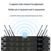 HuiDu HD-8US Professional 8-Channel Wireless Microphone System (CN version)