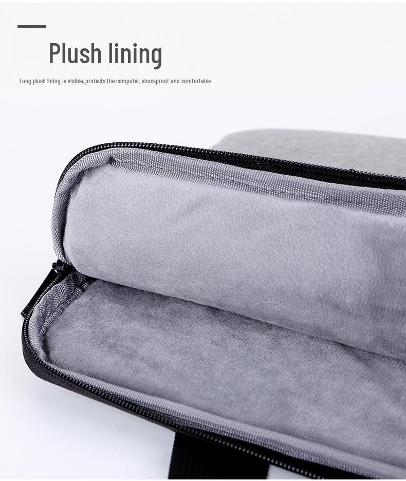 Fashionable Solid Color Laptop and iPad Handbag for Business Meetings