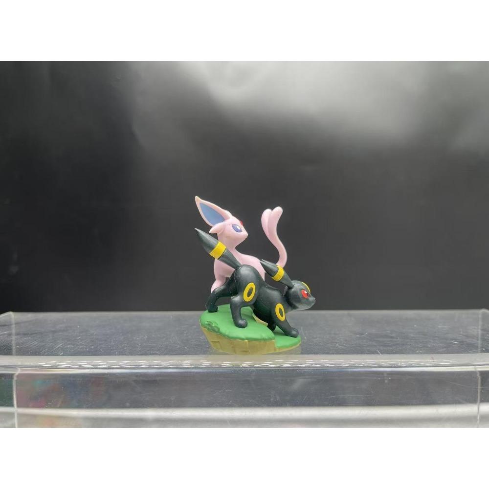 Pokemon Anime Cartoon Niedliches Umbreon Espeon Actionfigur Modell Schreibtisch Dekoration Ornament Kinder Fans Anhänger Geburtstagsgeschenk