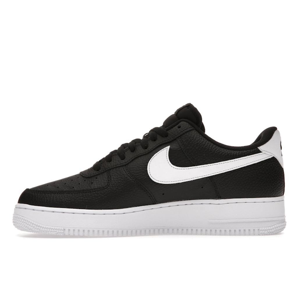 Nike Air Force 1 07 Black White Tumbled Men Sneakers CT2302-002
