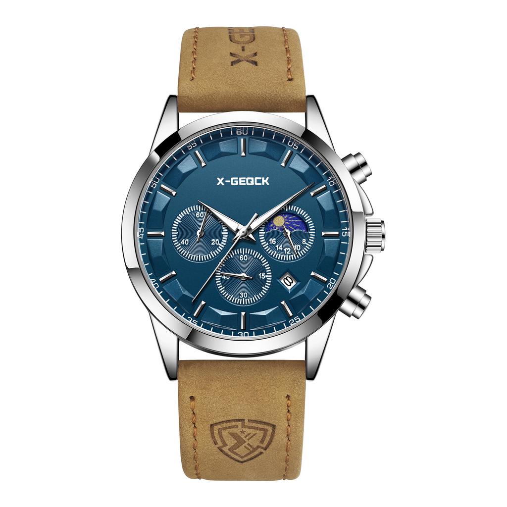Waterproof Men'S Watch Multifunctional Fashion Quartz Watch