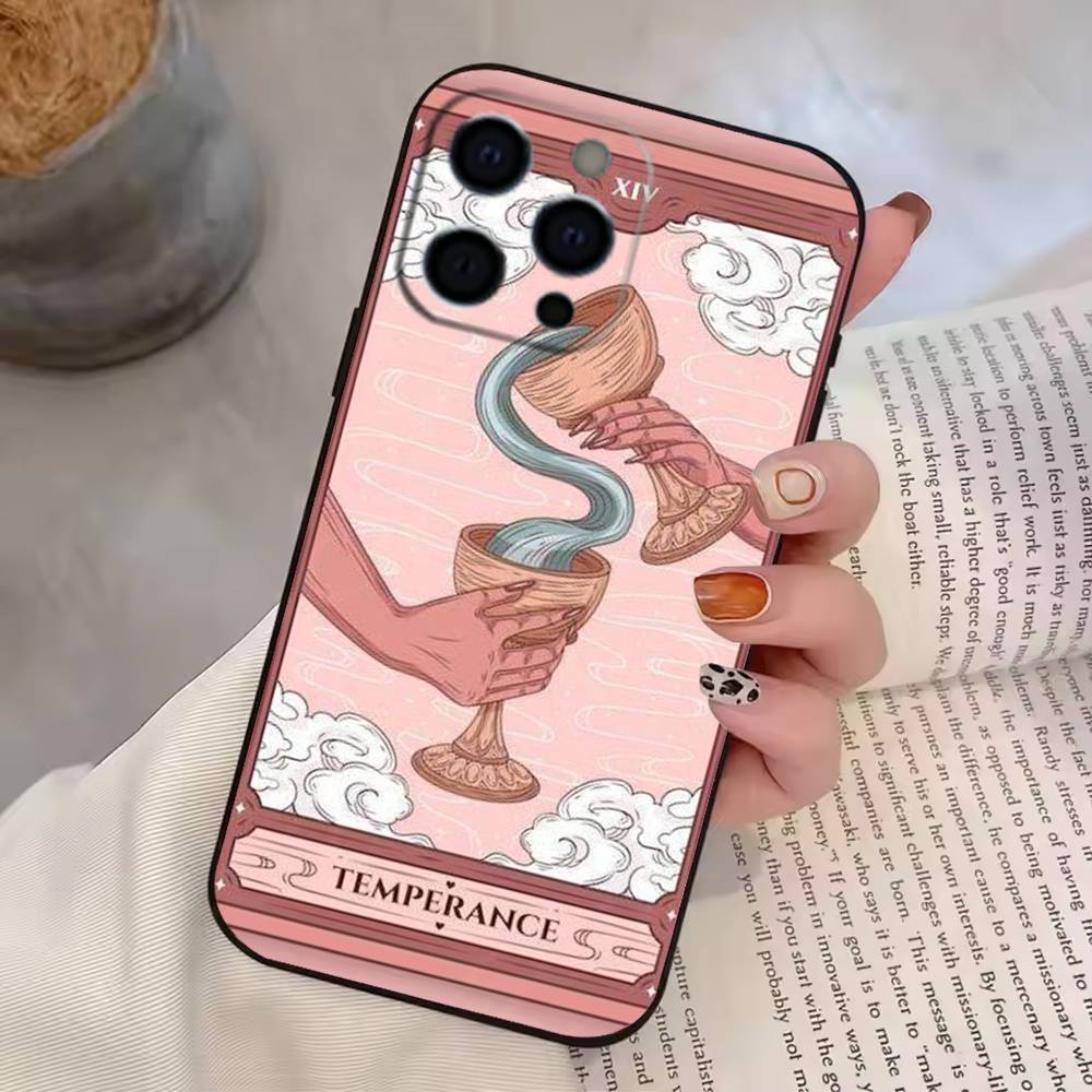 Moon Star S-Sun Tarot   Phone Case Silicone Soft For IPhone 17 16 15 14 13 12 11 X XR Plus Pro Max Plus