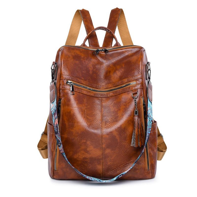 Large-capacity Student Backpack Fashionable and Niche Hand-held Shoulder Bag High-end Double-shoulder Bag