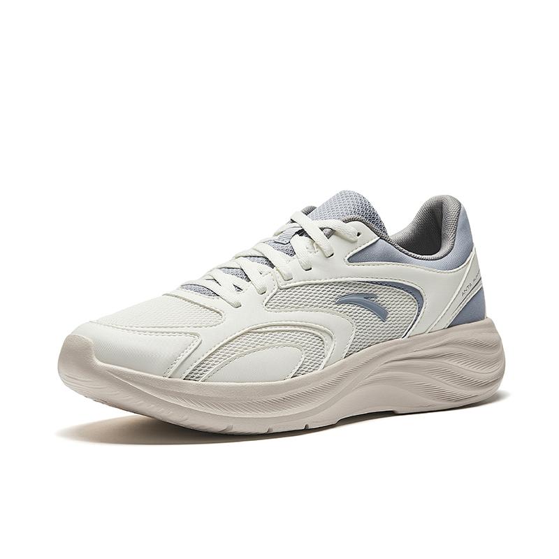 Anta Star Cloud 2 Retro Versatile Non-Slip Breathable Low-Top Casual Running Shoes Men Sneakers White Gray 912535505-3