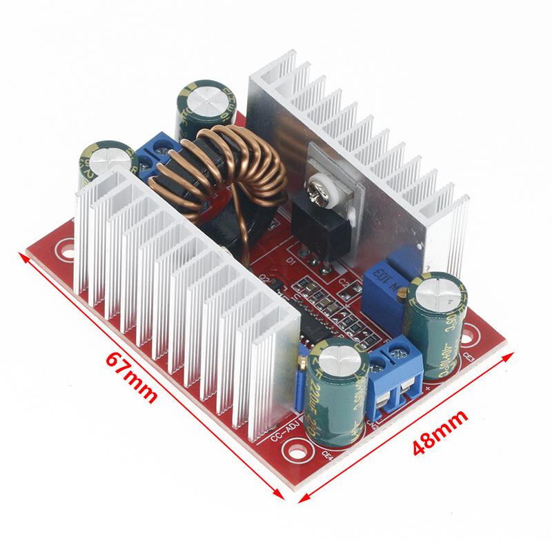 DC To DC 400W 15A(Max) 8.5-50V To 10-60V Module Step-Up Boost Converter Constant Current Power Supply LED Driver Voltage Charger