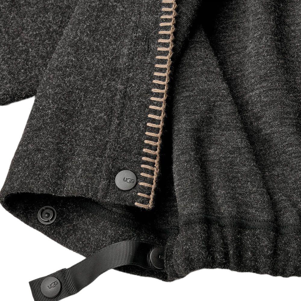 UGG Pocket Lapel Single-Breasted Long Sleeve Jacket Women jackets 1172213-BHTHR