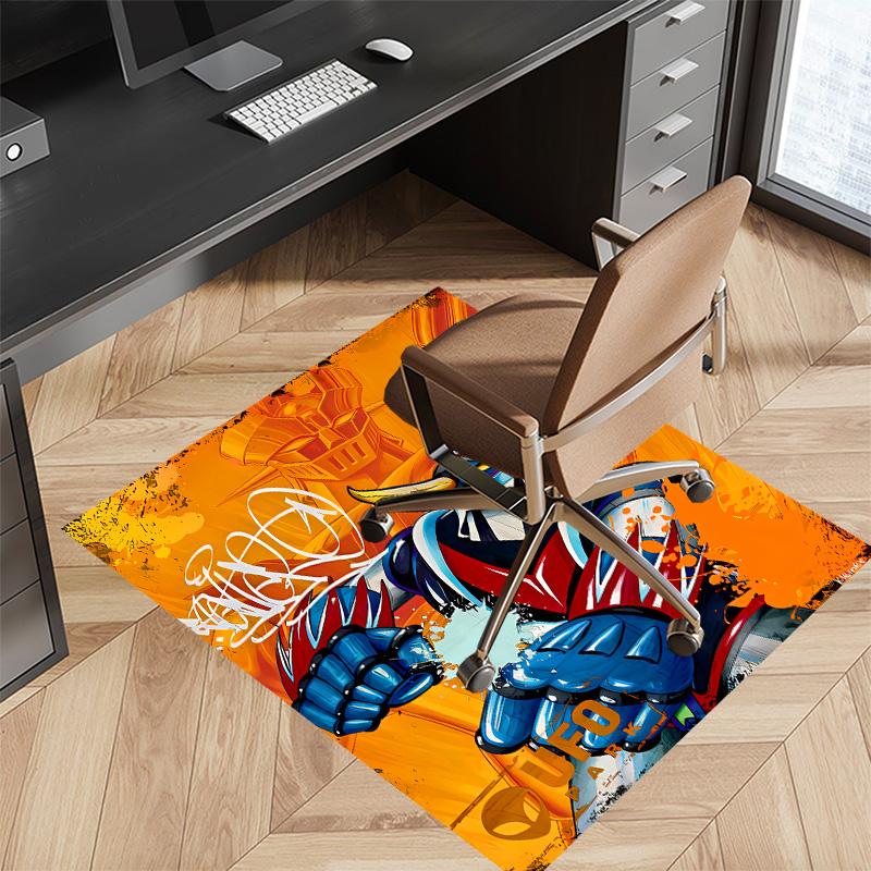 UFO Robo Grendizer2 Printed Absorbent Washable Carpet, Non-Slip Bathroom Mats, Kitchen Rugs, Yoga Mat,Living Room Entrance, Camping Picnic Rugs