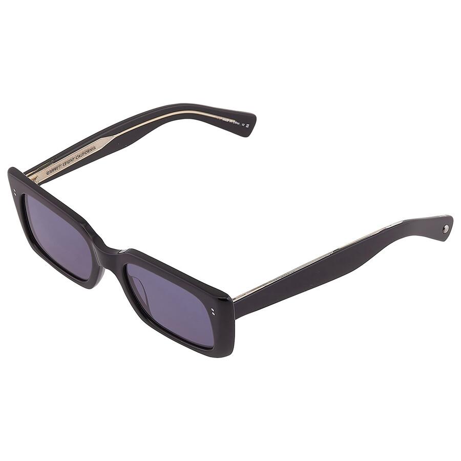 Garrett Leight Gl 3030 Sun Semi Flat Navy Rectangular Unisex SunGlasses 2126 Bk Sfnvy 49