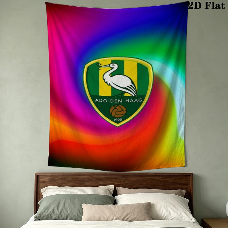 ADO Den Haag Nástěnná tapiserie Estetický závěs na zeď Tištěná látková přikrývka Dekorativní tapiserie do ložnice obývacího pokoje Domácí dekorace