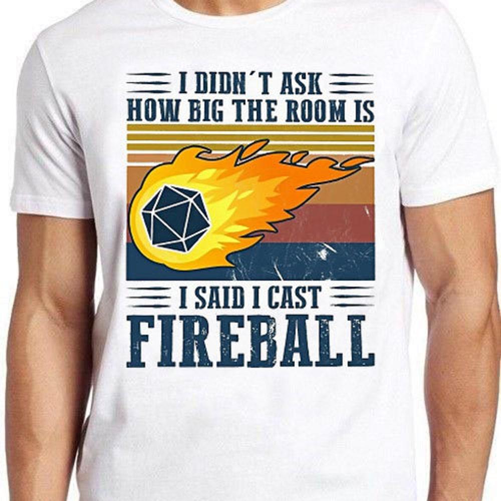 

Футболка из 100% хлопка плотностью 230 г/м2 с надписью DM I Cast Fireball DND Dragon Dungeon Master Wizard Manga Music Funny Art Drawing Gamer Anime Cult Meme Movie Gift Top Tee XS белый