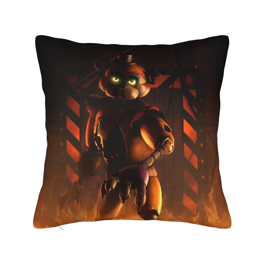 Fnaf Horror Rock Music Pillowcase Polyester Cushion Cover Gift Pillow Case Cover Home Dropshipping 45X45Cm
