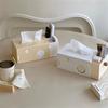 Household Cheese Styling Tissue Box Multifunction Napkin Storage Boxes Living Room Remote Control Organizer Desktop Paper Holder