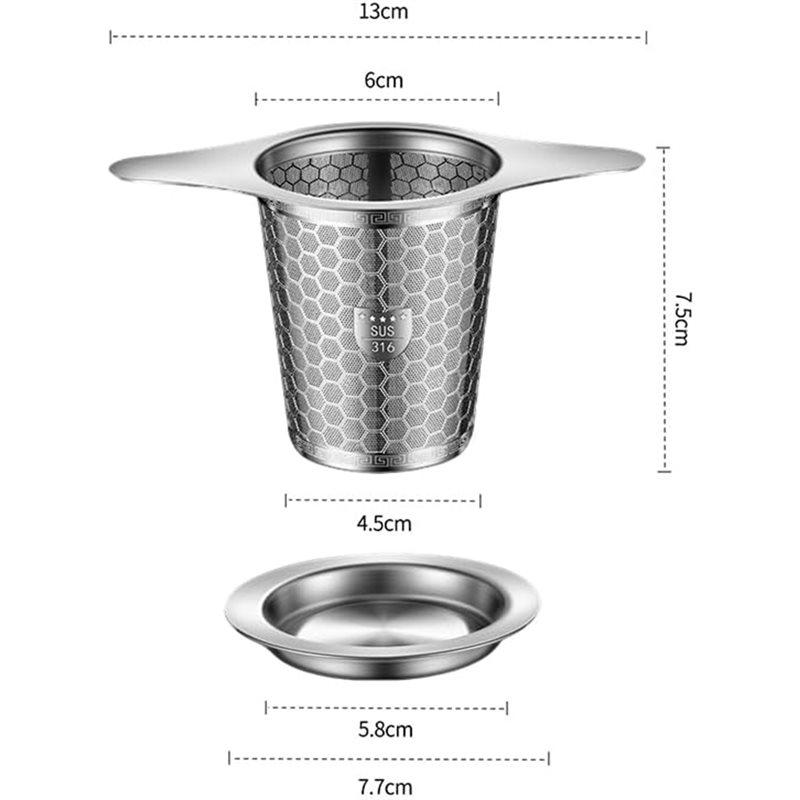 ABBP-2 Pack Stainless Steel Tea Infuser Tea Infuser For Loose Leaf Tea Tea Steeper For Loose Tea