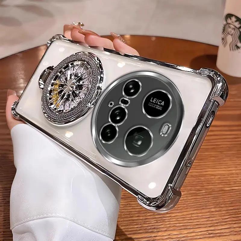 

Gyro Holder Case For Xiaomi 15 Ultra 14T 13T Pro 11 Lite POCO F7 F6 F5 X7 X6 PRO Shockproof Bumper Shell TPU Soft Cover Mi 15 Ultra