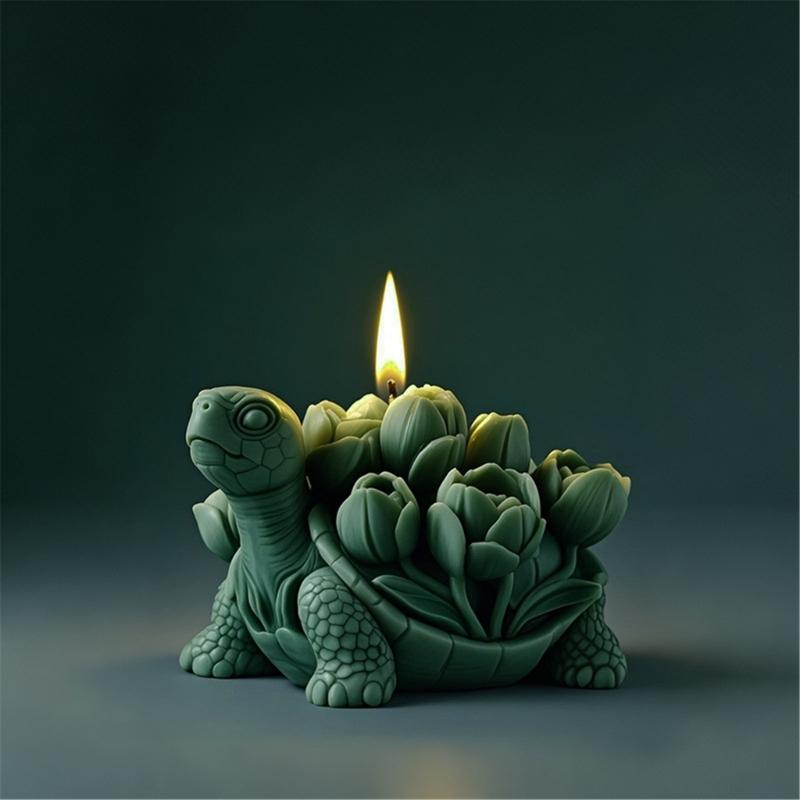 Tortoise Shape Silicone Molds for Epoxy Resin Candle Soap Making Molds Tortoise Sculpture Silicone Molds for Candle Soap