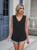 V Neck Camis Women Solid Color Chiffon Crop Tops Fashion Ruffle Tube Top Female Sleeveless Camisole