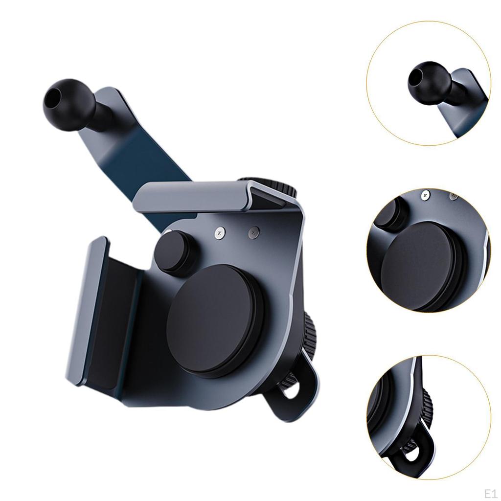 360° Rotatable Alloy Car Screen Phone Holder Corner Mount Non-obstructive View Clip Universal
