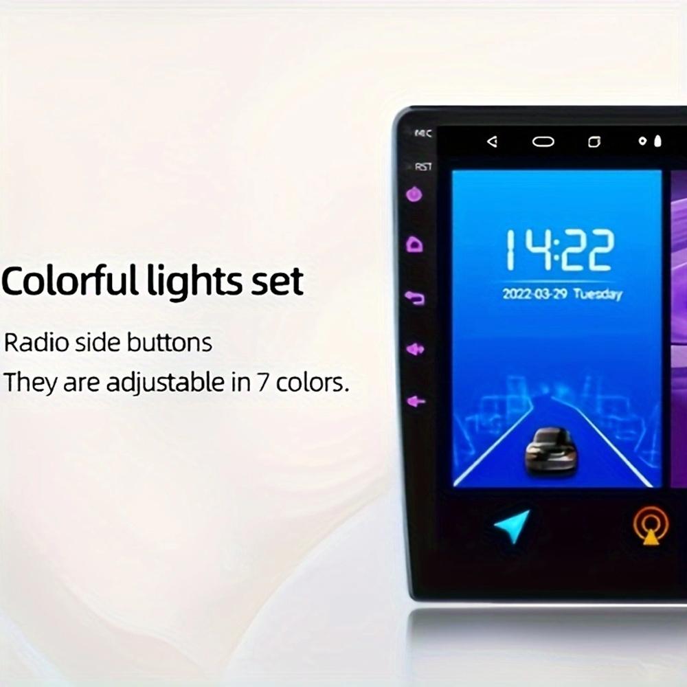 Car GPS Multimedia Radio Android 13 Carplay Android Auto 2DIN Universal, 7/9/10 Inch Video Player DSP RDS 2G 4G 64G