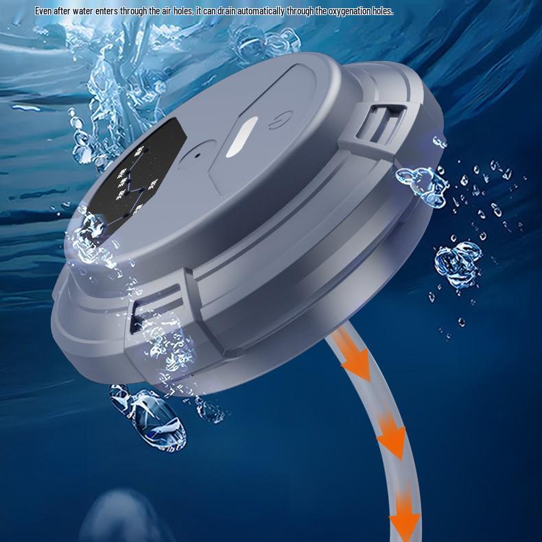 Portable Dual-User Oxygen Aerator for Fish Farming and Outdoor Use with Lithium Battery